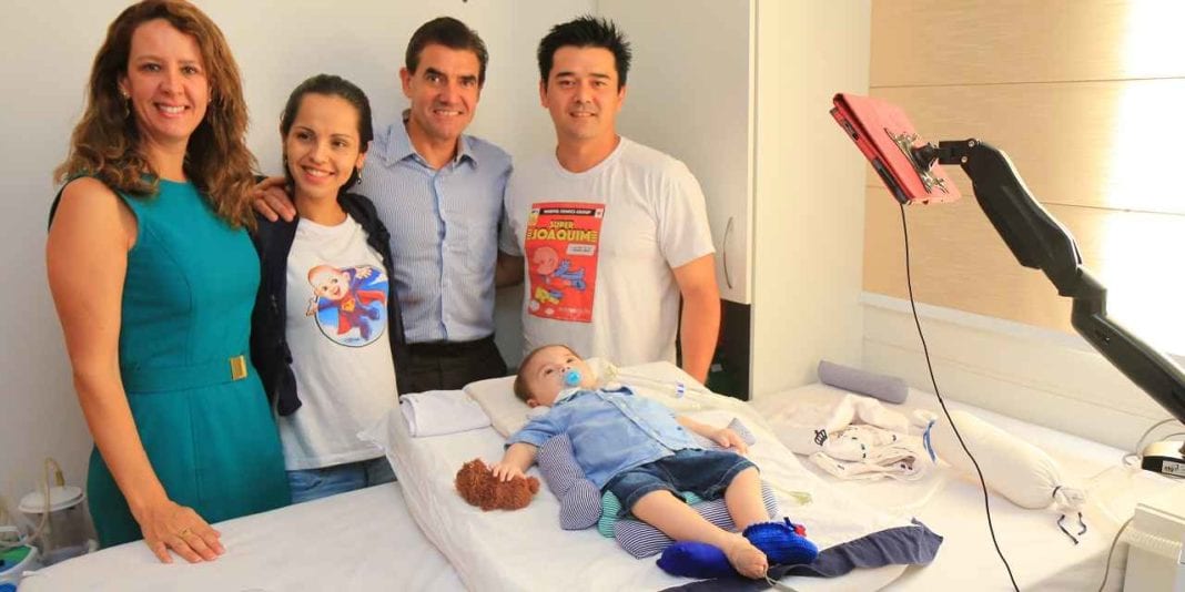 Hoje Bebê Joaquim recebe primeira dose de medicamento Em Ribeirão