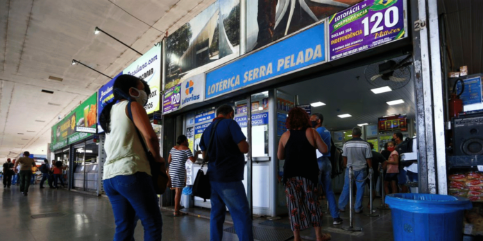 Mega-Sena sorteia nesta terça-feira prêmio acumulado = loteria = banco = economia