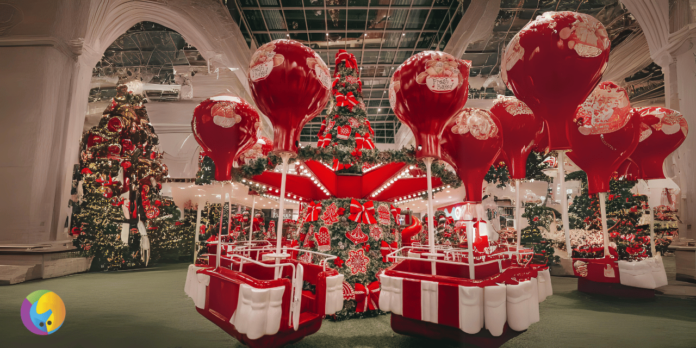 Decoração de Natal do RibeirãoShopping é inaugurada nesta sexta-feira, com show, chegada do Papai Noel e Parada natalina com personagens