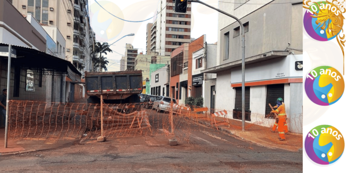 Nova Interdição na Rua São José Obras de Drenagem Alteram Trânsito no Centro